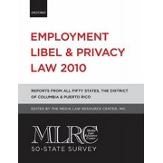 Mlrc 50-State Survey: Employment Libel and Privacy Law 2010