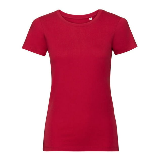 Russell T-Shirt à Manches Courtes Biologique pour Femmes