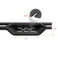 thumbnail image 5 of APS Black 6 Inches Tubular Drop Down Style Nerf Bars Running Boards Compatible with Ford F250 F350 Super Duty 1999-2016 Crew Cab, 5 of 6