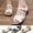 Black, variant on Sandals for Women Flats Shoes- 2025 Flat Beach Open Toe Wide Width White Dressy Sandals/ Slides Size 6.5