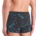 thumbnail image 4 of Mens Underwear - Blue Heart Dragonfly Breathable Stretch Boxers for Men Athletic Mens Boxer Briefs, 4 of 7