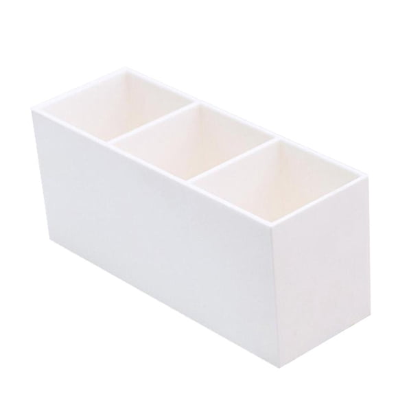 Organizador de porta brochas de maquillaje Macarena Estuche de pinceles de maquillaje Blanco