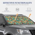thumbnail image 4 of Windshield Sun Shade, Colorful Surf Boards Foldable Car Sun Shade Windshield For Front, 2 Pieces, 4 of 4