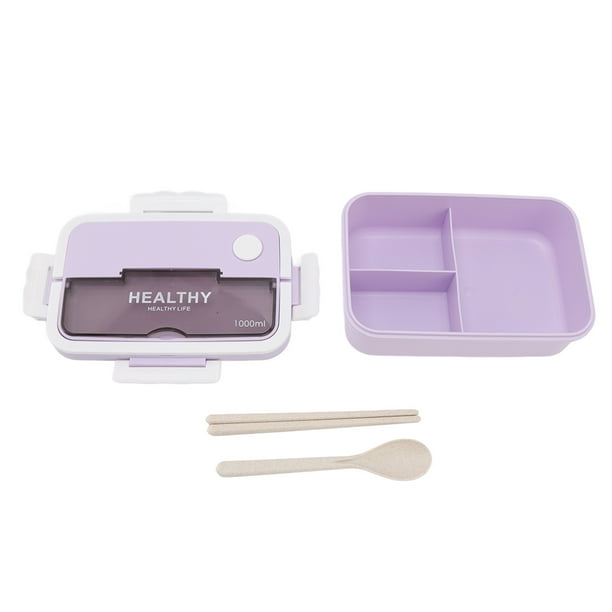 Fiambrera Bento de 1000 Ml Fiambrera Bento para Niños y Adultos Fiambreras a Prueba de Fugas con 3 Compartimentos Apto para Lavavajillas ANGGREK Otros