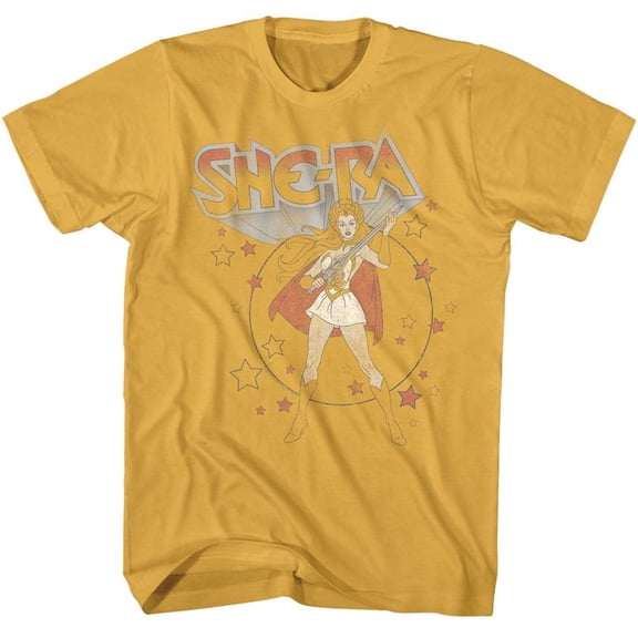 Retro Fantasy Princess Graphic T-Shirt, Vintage 80s Starry Heroine Art Tee, Short Sleeve Unisex Shirt