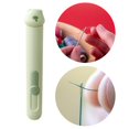 thumbnail image 1 of 2 en 1 de costura de enhebrador, máquina de coser, herramienta de costura de mano de agarre cómoda, herramienta de extracción de roscas para verde, 1 of 8