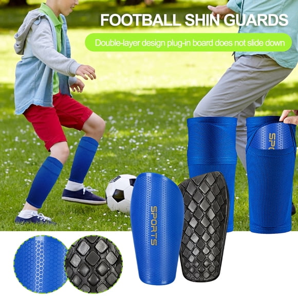 LJNYFDC Youth Soccer Shin Guards 1 Pair Youth Soccer Shin Guards Elastic Sleeves EVA Cushion Protective Football Equipment