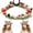 Mushroom, variant on Mushroom Crown Headband Woodland Headpiece Christmas Hair Wreath with Pine Berries Fairy Flower Floral Halo Headband Winter Holiday Tiara for Women Girl Holiday Decoration