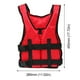thumbnail image 4 of Chaleco Salvavidas Flotabilidad Seguridad Impermeable Ajustable para Adultos () Rojo, 4 of 9