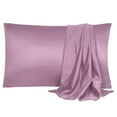 thumbnail image 1 of Unique Bargains Luxury Satin Pillowcase Cool Silk Pillow Case Cover, 1 of 9