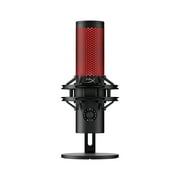 HyperX QuadCast 2 - USB Microphone for Gaming, Streaming and Podcasting, with On-Board Controls, LED Lighting, Quick Release Shock Mount and Built-in Arm/Stand Mount, PC, Mac, PS5, PS4, USB-C - Black