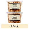 (2 pack) Marketside Raw Walnuts Halves and Pieces, 7.5 oz Tub