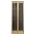 thumbnail image 2 of American Wood Pioneer Full Glass Bifold Door, 36-in. x 80-in., Unfinished Pine, 2 of 7