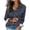 Black, variant on Womens Button Down Collared Long Sleeve Striped Blouse Casual Loose Lightweight Soft Fashion Work Shirts Top Black S