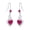 jul.-ruby, variant on 925 Sterling Silver Infinity Dangle Drop Earrings Heart Created Birthstone Gemstone Earring Christmas Birthday Jewelry Gifts for Women Wife Mom Nana
