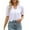 White, variant on Riforla Women's Puff Sleeve Open Front Summer Cropped Sheer Jackets Cardigan Beach Cover Cardigan for Women White XXL