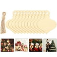 thumbnail image 6 of MLINS DIY Craft Wood Pieces with Ropes for Creative Projects Beige Synthetic Material 60pcs, 6 of 8