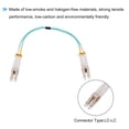 thumbnail image 4 of 0,2 Metros 0,6 pies Fibras Parche Cable Multimodo Dúplex LC-LC OM4 LSZH Fibras Óptico Puente Verde para Rojo Transceptor, Instrumentación 1 Uds, 4 of 6