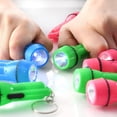 thumbnail image 6 of Mini LED small flashlight, portable small flashlight, household plastic glare flashlight, outdoor lighting gadget, random color, 6 of 9