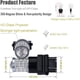 thumbnail image 2 of Bombilla LED 3157 3156 3056 3057 de brillo dual ultrabrillante y de bajo consumo con proyector, luces traseras y de freno reemplazables, rojo brillante, 2 of 4