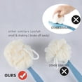 thumbnail image 3 of Cepillo corporal de ducha con cerdas y esponja de malla para baño con mango largo curvado para exfoliar la piel, cerdas de masaje de baño adecuadas para hombres y mujeres húmedos o secos (azul), 3 of 6