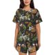thumbnail image 1 of Balery Farm Animals 2 Conjunto de Pijama para Mujer con Estampado, Dos Piezas de Manga Corta y Shorts, Ropa de Dormir Suave con Cuello Redondo y Bolsillos-3X-Large, 1 of 6