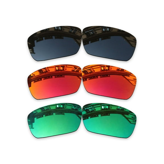 Vonxyz 3 Pack Polarized Replacement Lenses for Oakley Fuel Cell OO9096 Sunglasses