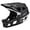 Black and White, variant on Full Face Mountain Bike Helmet Adult Racing Downhill MTB Helmet for Mountain Bike