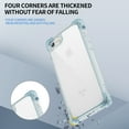 thumbnail image 2 of Shockproof Clear Designed for iPhone 7 Plus /  8 Plus, [Camera & Screen Raised Edge Protection] [Air Guard Four Corner Bumper 15FT Drop Protection] [Not Yellowing] Soft Slim Silicone Case, Blue, 2 of 9