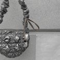 thumbnail image 1 of Bolso bandolera de nailon para mujer, plisado, a la moda, con cremallera, minibolso en la nube, bolsos de mano (gris), 1 of 7