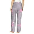 thumbnail image 3 of Bingfone Pajamas For Women,Pink Flamingo Pajama Pants With Pockets-Xx-Large, 3 of 9