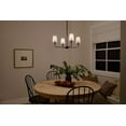 thumbnail image 3 of 52520BK Kichler Lighting Pallas - 4 Light Chandelier In Traditional Style-13.75 Inches Tall and 25 Inches Wide-Black Finish, 3 of 9
