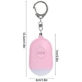 thumbnail image 4 of Alarma de emergencia personal, 130 DB recargable Safesound alarma de seguridad personal con linterna LED antorcha alarma de pánico para niños, mujeres (rosa) Zhivalor WLJ-4680, 4 of 5