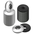 thumbnail image 1 of Paquete de 80 arandelas de goma selladoras EPDM, arandelas de goma de neopreno de acero inoxidable 304 #8 x 1/2"OD para tornillos/máquinas/barcos/techos, 1 of 1