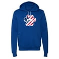 thumbnail image 2 of American Flag in Dog Paw, Fatriotic Sweatshirts, 4th of July Hoodies - Royal MH200HOODPATRIOT S4 XL, 2 of 3