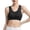 Black, variant on Womens Sports Bras Medium Support Bra Women's Solid Color Fashion Proof Running Back Yoga Vest High Strength No Underwire Push Up Sports Bra