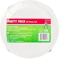 thumbnail image 6 of Silver Buffalo Elf Buddy the Elf Fa La La Santa Snow Christmas 32 Pack Partyware Disposable Paper Plates and Napkins, 6 of 7