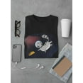 thumbnail image 3 of Chasing A Taco In Space T-Shirt Men -Smartprints Designs, Male 3X-Large, 3 of 4