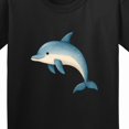 thumbnail image 4 of Inktastic Cute Blue Dolphin Youth T-Shirt, 4 of 5