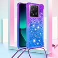 thumbnail image 2 of Funda para Xiaomi 13T/13T PRO 5G Brillantina Líquida Divertida Reluciente y con Cristales en Movimiento Cuerpo Cruzado con Cordón Ajustable, 2 of 5