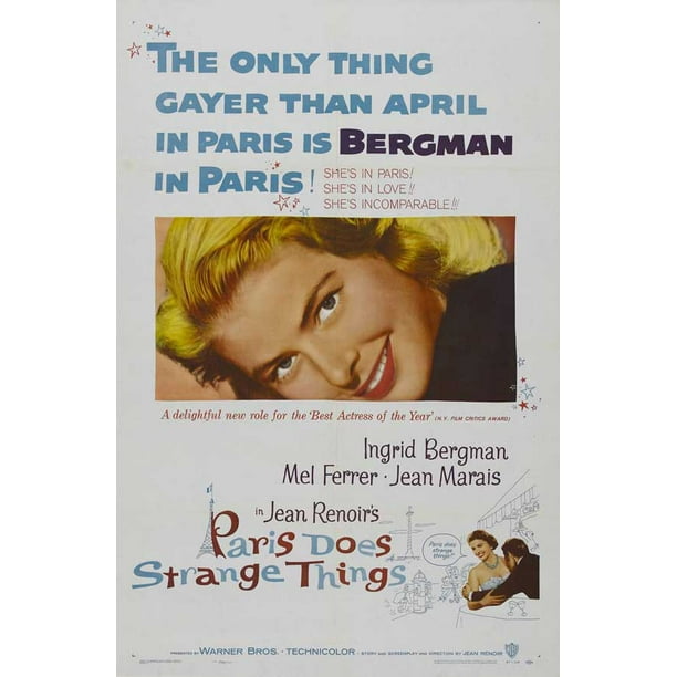 Paris Does Strange Things Movie Poster Style B 27 X 40 1956 Walmart Com Walmart Com