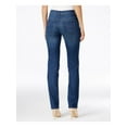 thumbnail image 2 of STYLE & COMPANY Womens Blue Zippered Pocketed Front Control Panel Slim Leg High Waist Jeans 10 Short, 2 of 2