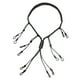 thumbnail image 3 of Cordones de La Del Del de La Del Depredador con 12 Lazos Ajustables Negro Macarena Cordón de silbato de pato, 3 of 8