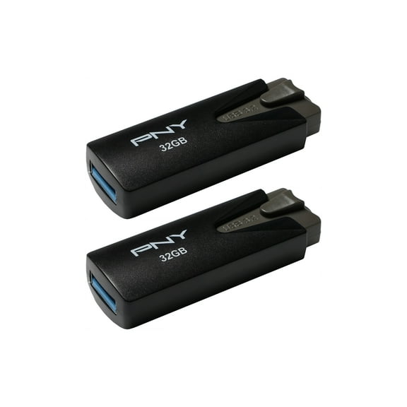 PNY 32GB Elite USB 3.2 Flash Drive 2-Pack - 100MB/s