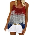 thumbnail image 2 of SMihono Hauts pour Femmes Débardeur pour Femmes Mode Débardeur d'Été pour Femmes à Col Rond Sans Manches Imprimé Décontracté Camisole Blouse Débardeurs pour Femmes Hauts d'Été pour Femmes, 2 of 5