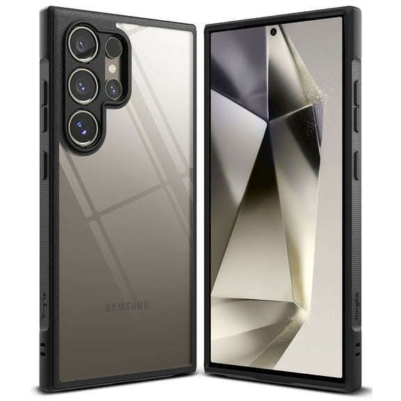 Ringke for Samsung Galaxy  S24 Ultra S24 Plus S24 [Bold] Transparent Clear Anti-Yellowing Shock-Proof Heavy Duty Case