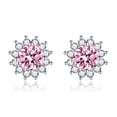 thumbnail image 6 of Diamond Earrings for Women S925 Silver Needle Sunflower Earrings Jewelry for Her Birthday Christmas Gift, 6 of 11