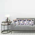 thumbnail image 3 of Ambesonne Sugar Skull Throw Pillow Cover 4 Pack, Creepy Makeup Girl, 18", Multicolor, 3 of 5