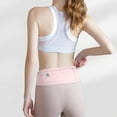 thumbnail image 5 of Running Belt Waist Pack Running Belt Waist Pack Lightweight Exercise Bag Breathable Gym Pack For Sports Headphone Hole Reflective Pink, 5 of 5