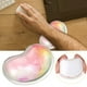 thumbnail image 2 of Reposamuñecas de gel de silicona en forma de corazón translúcido almohadilla ergonómica eficazmente la fatiga de la muñeca, 2 of 8